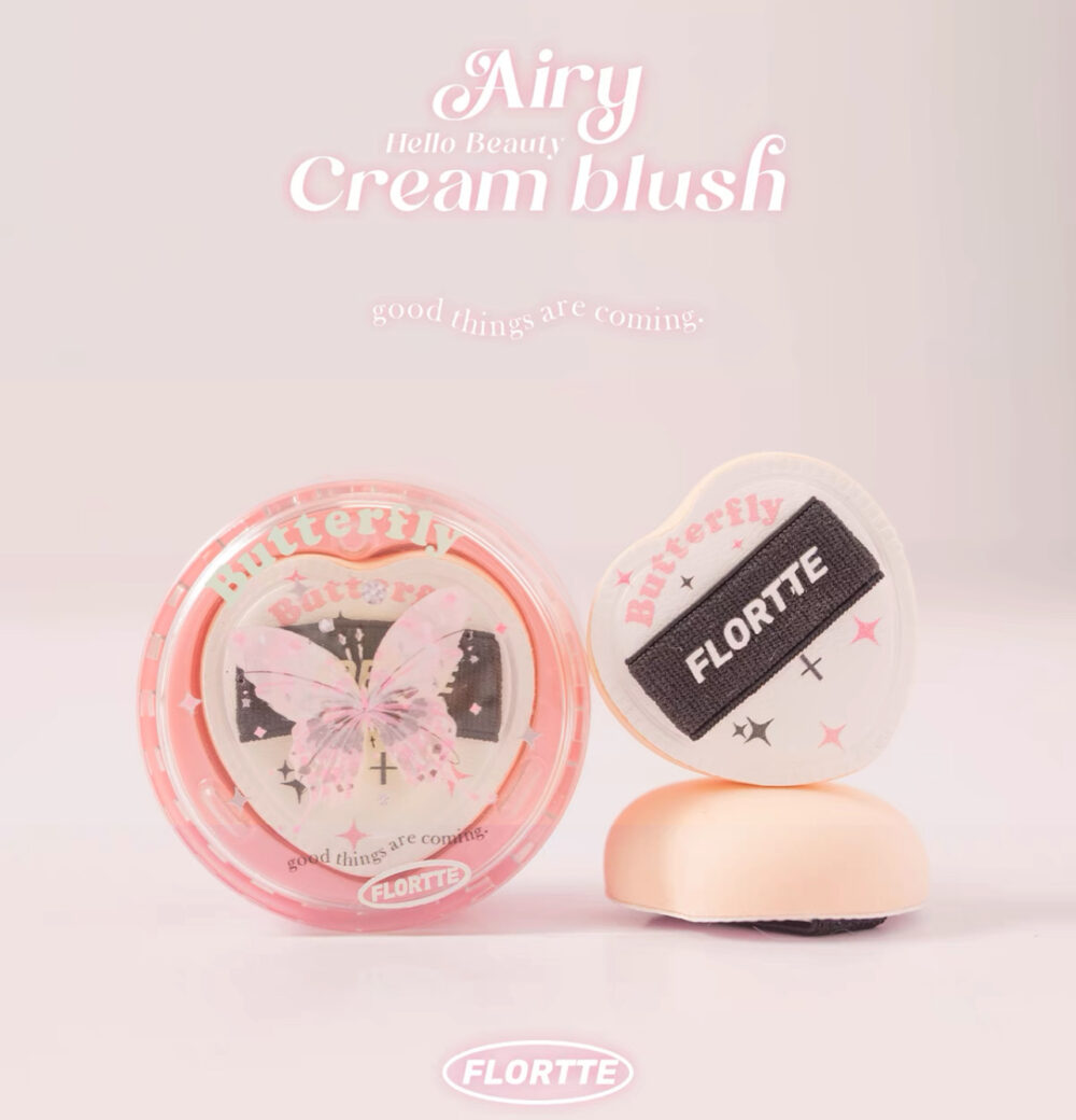 FLORTTE Butterfly Airy Meladerm Style Blush Cream