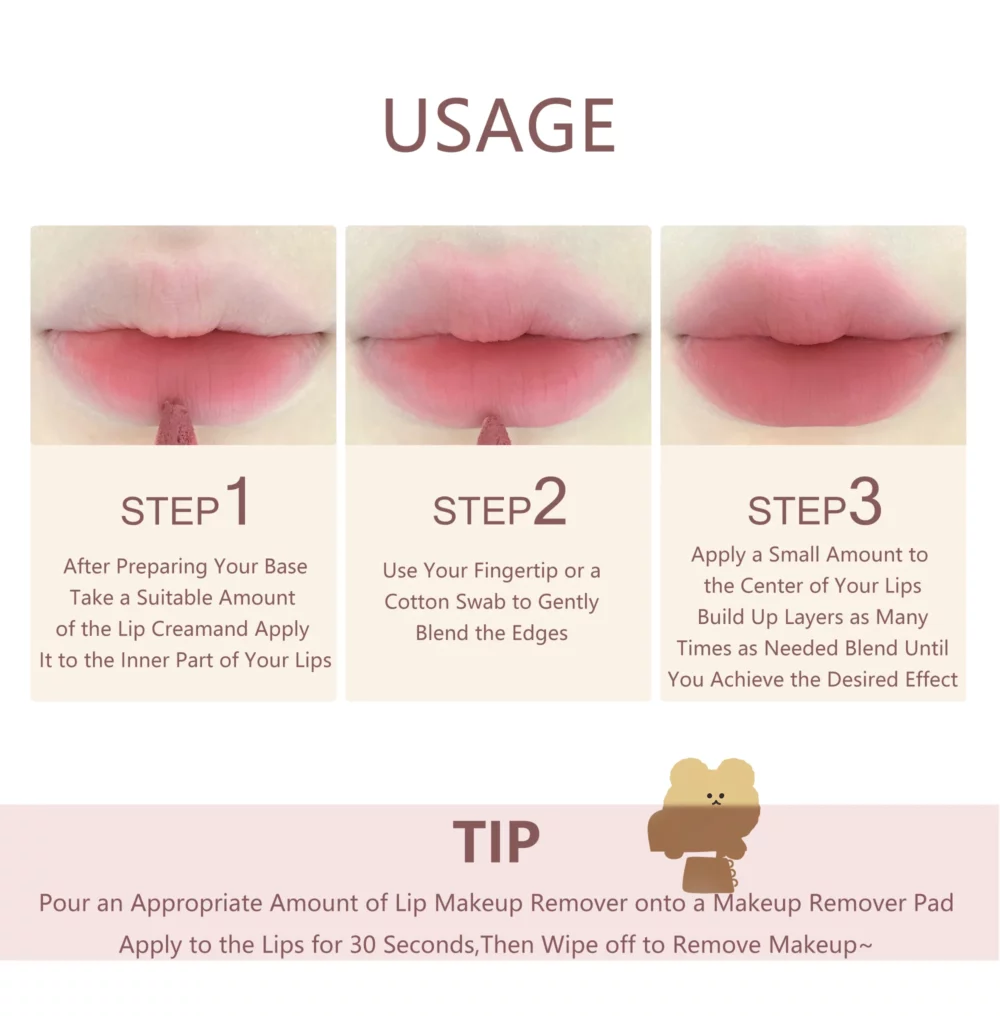 FLORTTE Flower Food Bear Lip Cream - Image 5