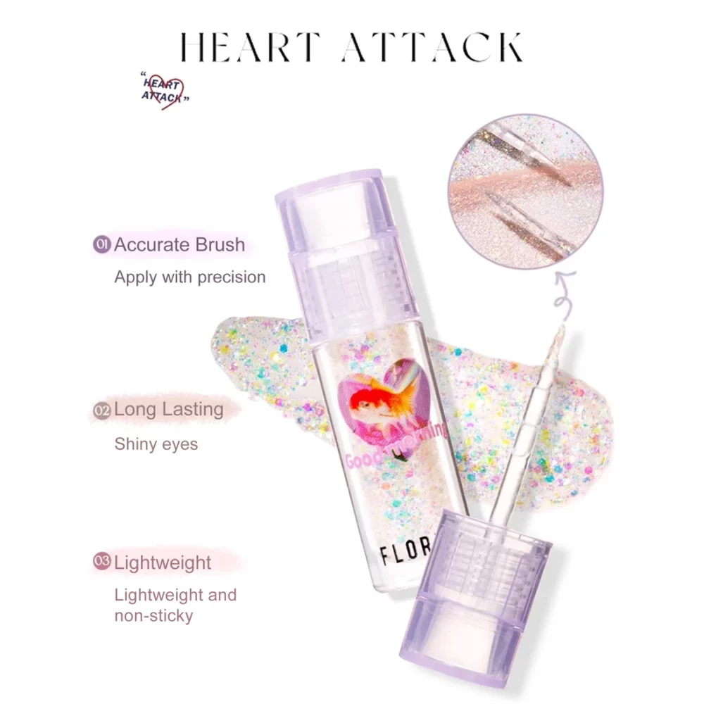 FLORTTE Heart Attack Liquid Eye Shadow - Image 3