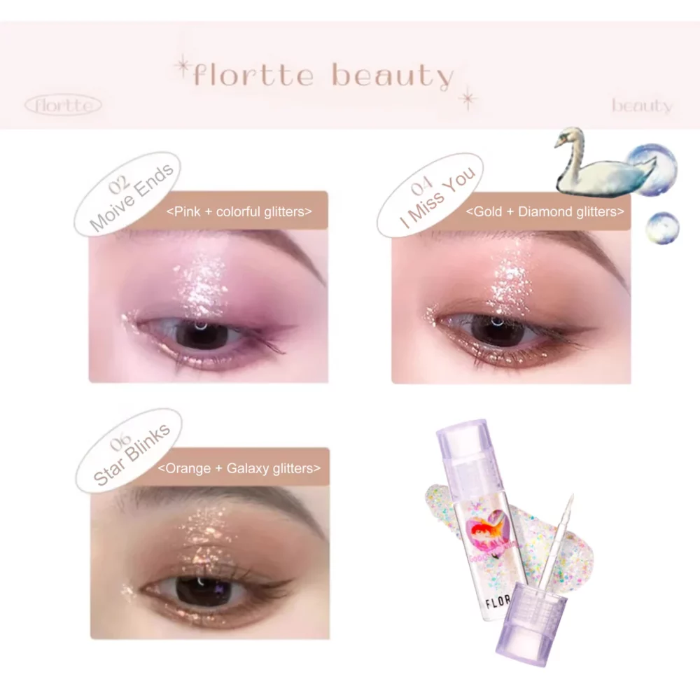 FLORTTE Heart Attack Liquid Eye Shadow - Image 6