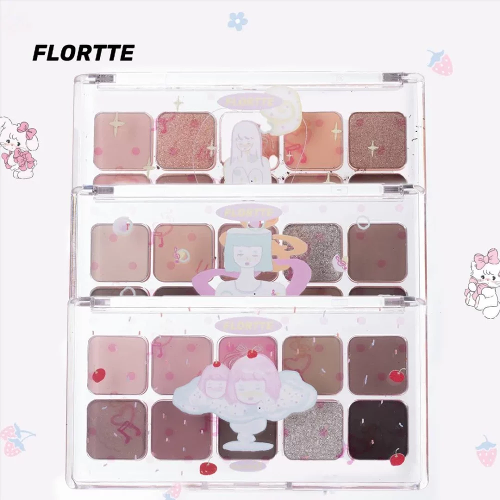 FLORTTE Wackky Series Ten-Color Eyeshadow Palette - Image 7